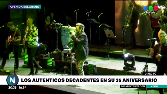 Los Auténticos Decadentes celebraron sus 35 años con un show en el Anfiteatro
