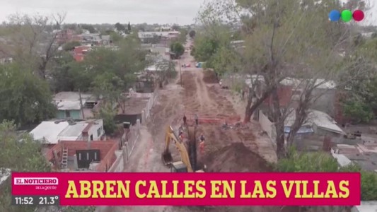 Comenzó el plan de apertura de calles en Villa Banana