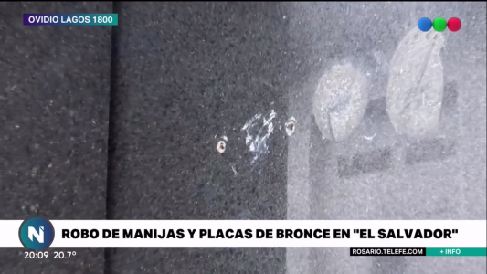 Denuncian robos continuos de elementos de bronce en el cementerio “El Salvador”