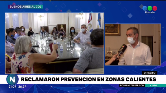 Entregaron al intendente el documento “Pacto por la paz”, sobre la inseguridad en Rosario