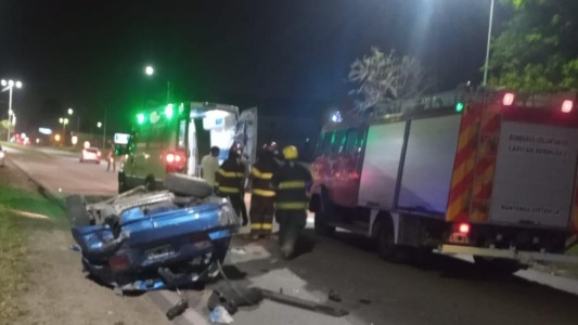 Tragedia en Bermúdez: despistó, volcó y terminó muerto en la banquina