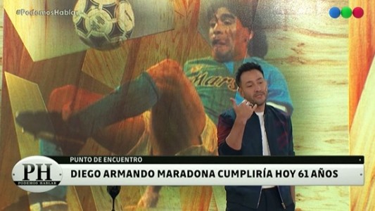 Luciano Pereyra reveló un dato sobre la historia de amor de Claudia Villafañe y Maradona