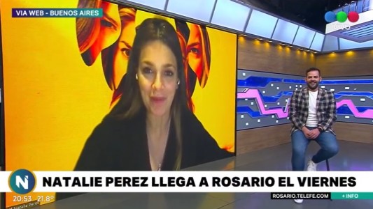Natalie Pérez salió de gira y llega el viernes a Rosario