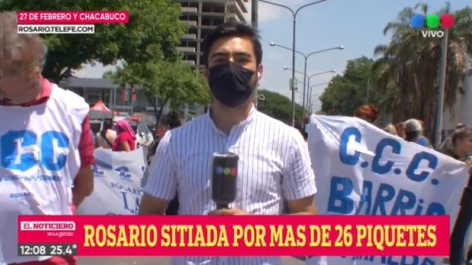 Cortes de tránsito en varios puntos de la ciudad