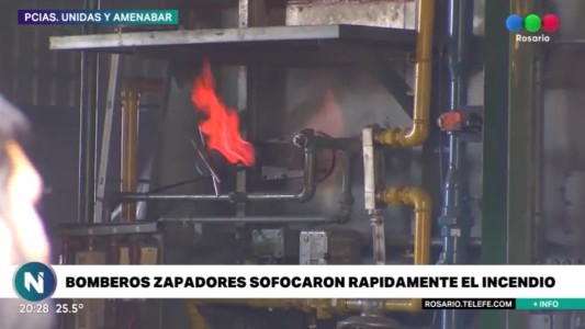 Preocupación de vecinos por incendio en empresa de templados