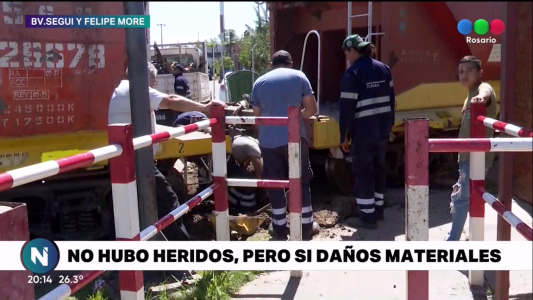 Se descarriló un tren: no hubo heridos, pero sí daños materiales