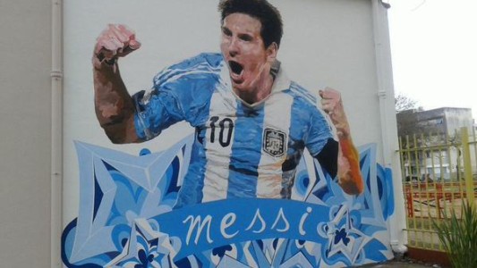 Pintarán un mural de Lionel Messi en el centro de la ciudad