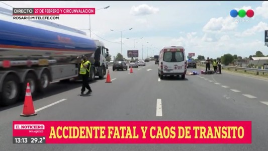 Accidente fatal y caos en 27 de Febrero y Circunvalación