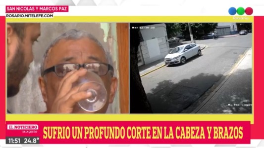 Violento ataque con un hacha a un hombre en plena calle