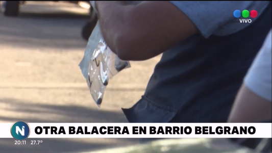 Tiempos violentos: tirotearon a un joven desde una moto en barrio Belgrano