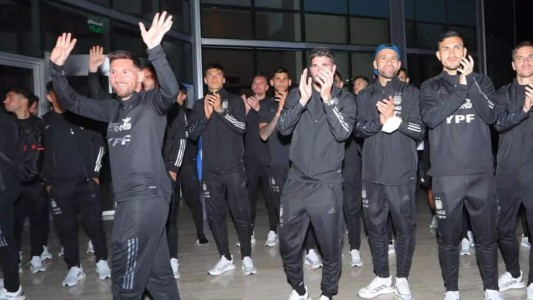 El seleccionado argentino llegó a San Juan en medio de un torbellino climático y emocional