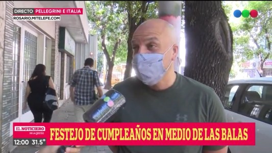 Tiraron a matar: “Una bala pegó en una botella de vino de la mesa de un amigo”