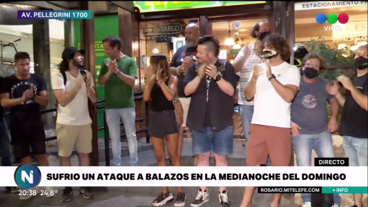 Abrazo solidario al restaurante El Establo: “Que se visibilice para que no vuelva a pasar”