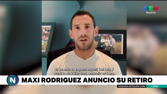 Maxi Rodríguez: "No tengo nada más para dar"