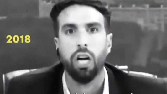 Video: Flavio Azzaro apareció en un informe del Balón de Oro criticando a Messi y se volvió viral