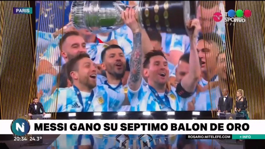 Messi ganó su séptimo Balón de Oro