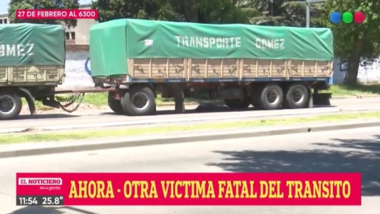Tragedia: murió un ciclista bajo un camión