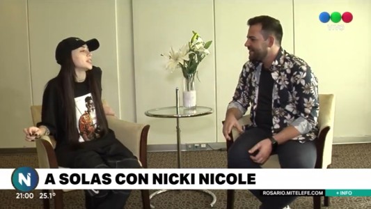 Nicki Nicole en Telefe Noticias: “Pateé mucho la calle para llegar adonde estoy”