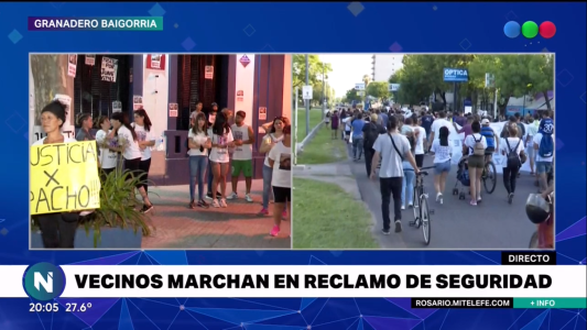 Vecinos de Granadero Baigorria marcharon en reclamo de justicia y seguridad