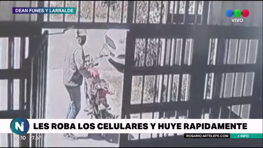 Motochorro robó a alumnas de la Escuela N° 346