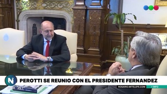 Alberto Fernández y Perotti analizaron la situación de la seguridad en Santa Fe