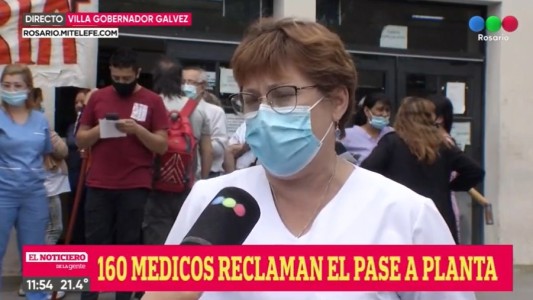 Villa Gobernador Gálvez: protesta del personal del Gamen