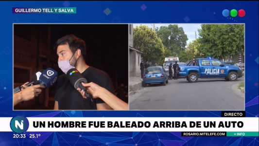 Un hombre fue baleado arriba de un auto: descartan que haya sido un intento de asalto