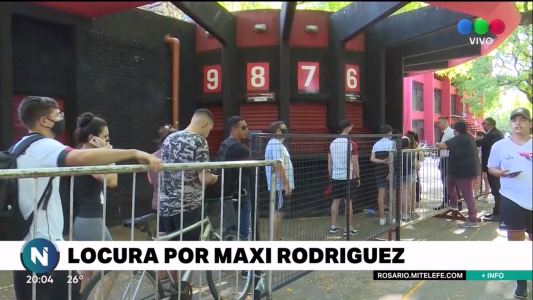 Despedida de Maxi: largas filas de hinchas de Newell’s para comprar la entrada