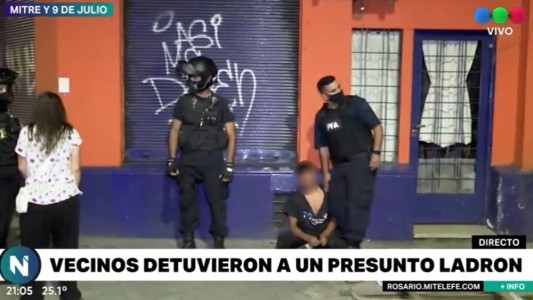 Inseguridad en Rosario: arresto civil a ladrón tras arrebato a una vecina
