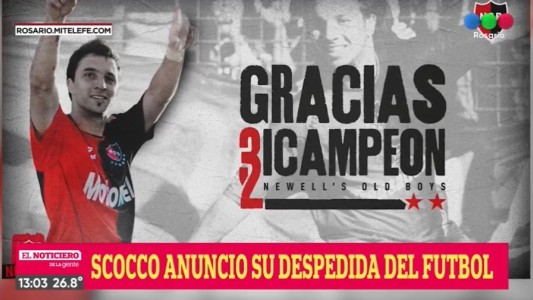 Scocco, otro ídolo de Newell’s que anunció su retiro del fútbol