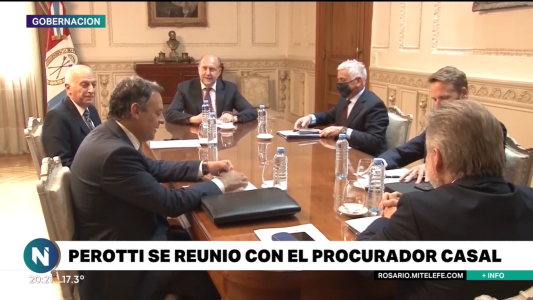 Perotti se reunió con el Procurador General de la Nación para reforzar la justicia federal
