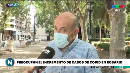 Preocupa el incremento de los casos de Covid en Rosario