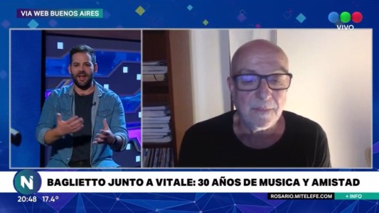 Baglietto y Vitale celebran 30 años de amistad a través de la música