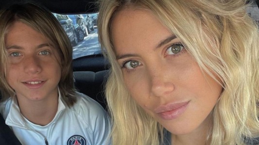 El enojo del hijo de Wanda Nara, por haber viajado a la Argentina