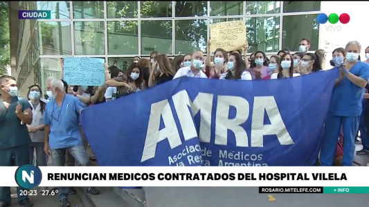 Renunciaron 8 médicos del Hospital Vilela