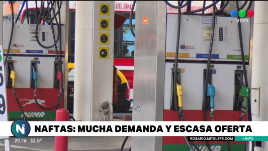 Combustibles: advierten que ya hay faltantes en las estaciones de Rosario