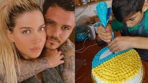 Wanda Nara le encargó la torta a Joaquín Nahuel, el nene pastelero