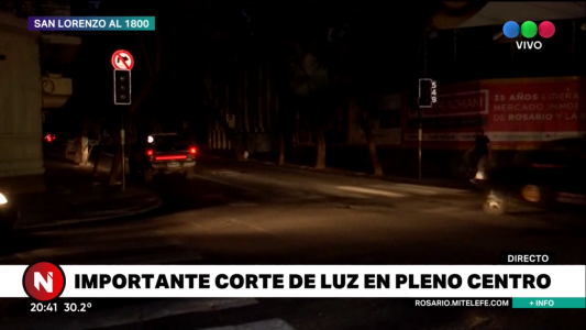 Se produjo un importante corte de luz en el microcentro