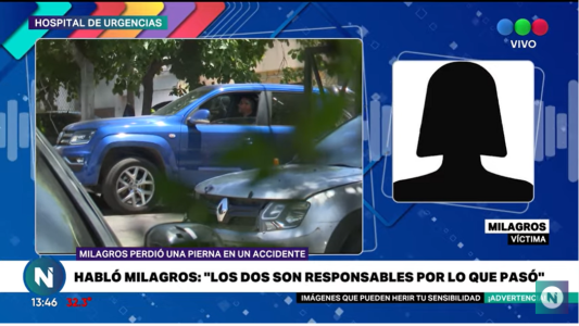 "No lo perdonaría, a mi la pierna no me la devuelve nadie": el duro testimonio de la chica amputada al ser atropellada