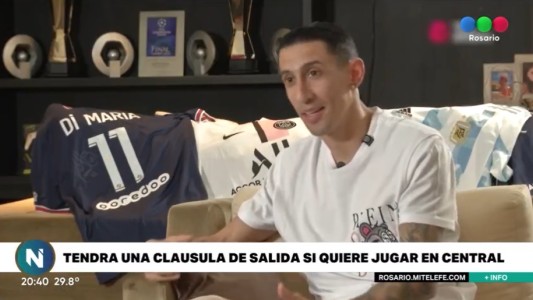 Di María renovará con PSG pero deja una ventanita abierta a Central