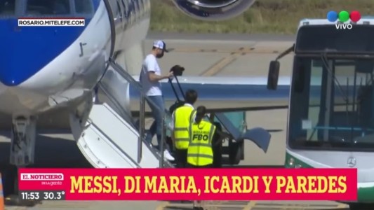 Aterrizaron las grandes estrellas del fútbol en Rosario