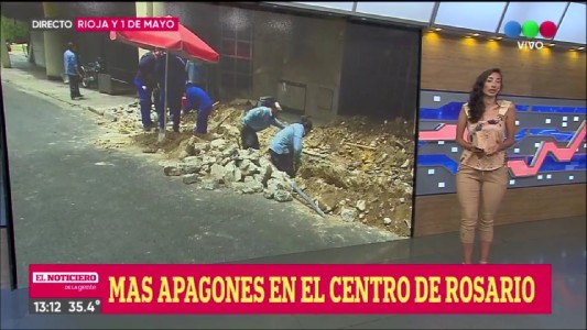 Continúan los cortes de energía eléctrica en la zona céntrica de la ciudad