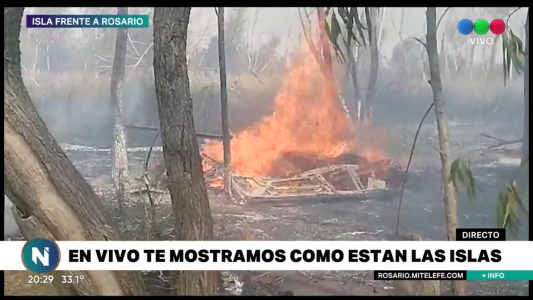 El incendio en las islas en primera persona: “Rogamos que el viento no reviva el fuego”