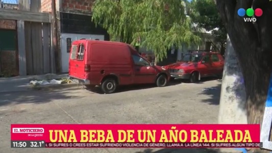 Horror en Tablada: le metieron un tiro en la cabeza a una beba de 2 años