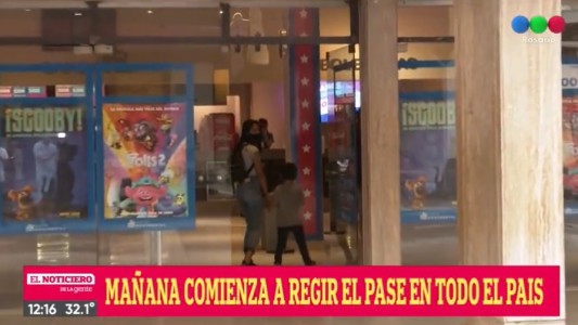 Comienza a regir mañana el pase sanitario en todo el país