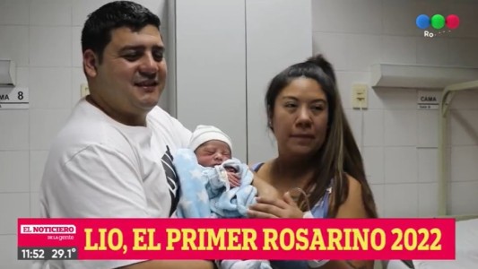 Como Messi: el primer bebé rosarino del año nuevo se llama Lionel
