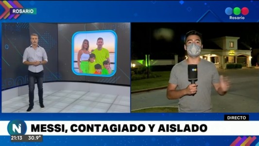 Messi sigue aislado en Funes mientras se recupera del coronavirus