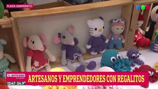 Se está desarrollando una feria especial de Reyes a la plaza Sarmiento