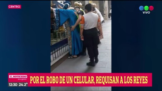 En Rosario, los Reyes Magos fueron demorados por la policía