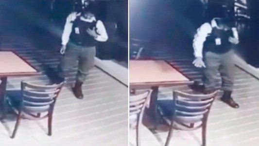 Escalofriante video: guardia fue grabado hablando con el fantasma de una nena